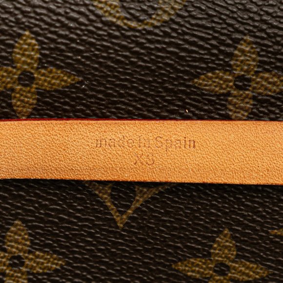 LOUIS VUITTON Authentic Brown Monogram Leather Pochette Hobo Bag - Picture 10 of 10